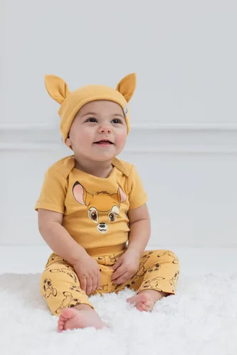 Vista 3 de Disney Minnie Mouse - Conjunto de 3 piezas para bebés y niñas Mix N' Match Body Pants Hat
