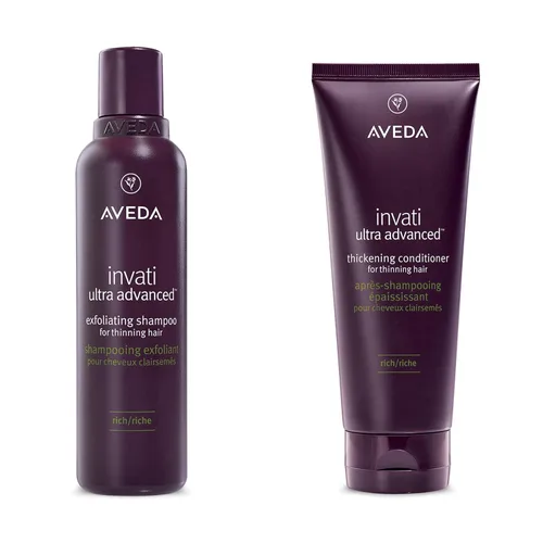 Vista 20 de Aveda Invati Ultra Advanced Exfoliating Shampoo Light & Rich Step 1 of 4 Reduces Hair Loss by 77% for Medium to Thick Thinning Hair Types