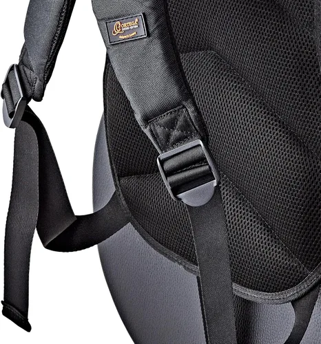 Vista 4 de Ortega Deluxe - Correa para mochila con cojín trasero para funda rígida, lleva tu funda rígida como una bolsa de concierto, color negro (OBPS-DLX)