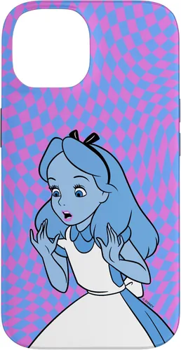 Vista 4 de Funda de neón para iPhone 16 Disney Alicia en el país de las maravillas Alicia