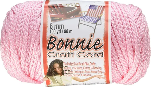 Vista 11 de Cordón Pepperell de 0.23 pulgadas de madera Bonnie Macramé, 100 yardas, Negro, Paquete de 10
