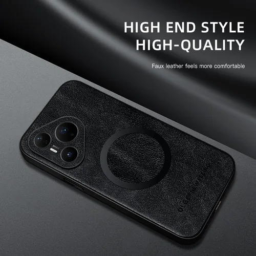 Vista 3 de Pzwoxukhov Funda compatible con Huawei Pura 90 Pro Max, color negro