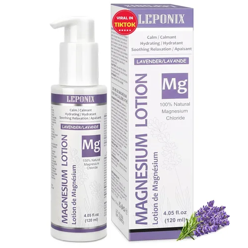 Vista 9 de Crema de magnesio para el sueño y la recuperación muscular, loción tópica calmante de magnesio para calambres en las piernas, comodidad
