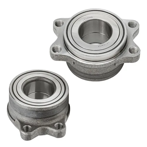 Vista 87 de Detroit Axle - 2.2L Bujes de rodamiento de rueda delanteros de 2 piezas para Honda Accord 90-97, 97 Acura CL, 2 rodamientos de ruedas y conjunto