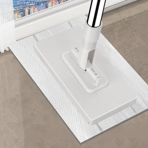 Vista 4 de Trapeador plano profesional de limpieza de piso de fregona para madera de centro comercial doméstico