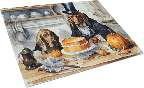 Vista 67 de Caroline's Treasures DAC1720LCB Affenpinscher - Tabla de cortar de vidrio con calabazas para cocina de otoño, grande, decorativa, de vidrio