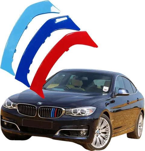 Vista 6 de Insertos de Parrilla Automotriz para BMW Serie 3 E92 E93 320i 325i 330i 335i 2006-2009 (Solo Compatible con 14 Vigas), Accesorios de Parrilla Frontal