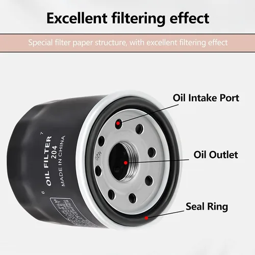 Vista 6 de OuYi Filtro de aceite compatible con Honda Goldwing 1800 GL1800 NC700X NC750X RC51 ST1300 VFR800 VFR1200X VT1300 Shadow 750 VTR1000 VTX 1300 1300C