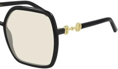 Vista 2 de Gucci GG0890S - Gafas de sol para mujer 5519140 negroamarillo