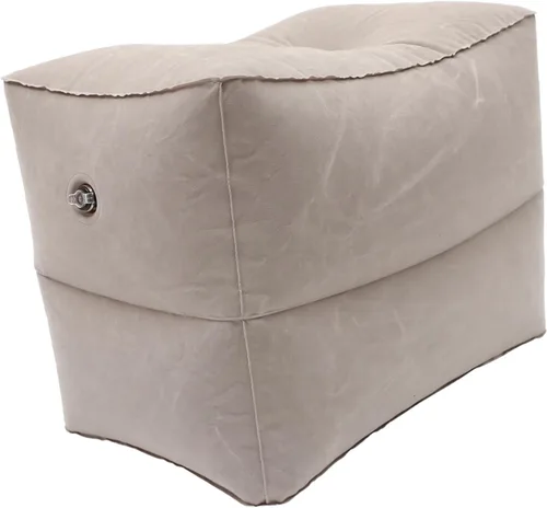 Vista 10 de Almohada de pierna de altura ajustable para niños y niñas, almohada de viaje, cama de avión con memoria, 1 juego Azul