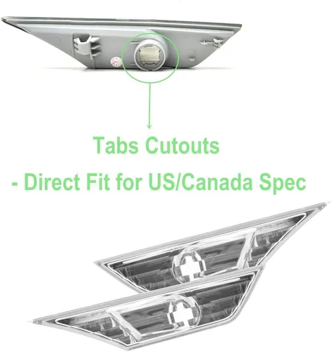 Vista 6 de Luces de posición NSLUMO delanteras de LED para Honda Civic OEM#H02551127N