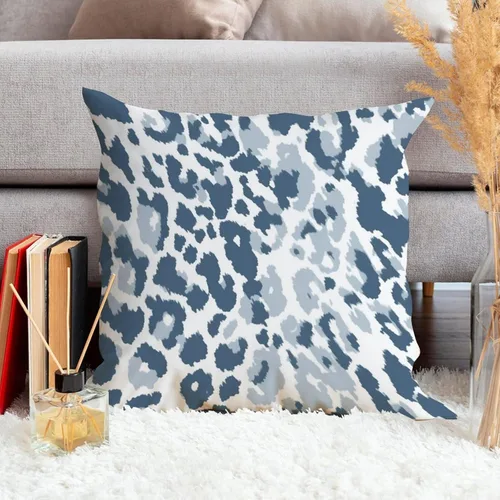 Vista 114 de Funda de cojín decorativa con estampado de guepardo verde peridoto para sofá, funda de almohada verde crema con estampado de leopardo con A-16