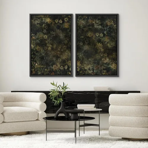 Vista 24 de SIGNWIN Lienzo enmarcado para pared, ilustraciones abstractas texturizadas en tonos beige terrosos, arte moderno, decorativo, contemporáneo