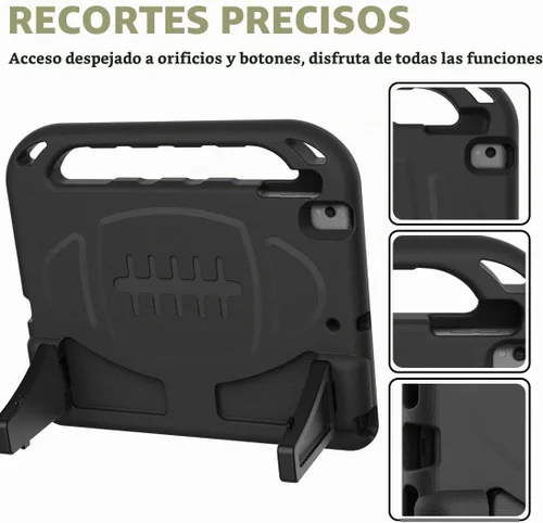 Vista 7 de BMOUO Funda para niños para iPad de 9ª/8ª/7ª generación (2021/2020/2019), con protector de pantalla integrado, soporte con mango a prueba de golpes