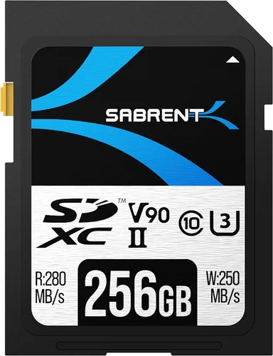 Vista 9 de SABRENT Rocket v90 - Tarjeta de memoria SD UHS-II de 512 GB R280MB/s W250MB/s (SD-TL90-512GB)