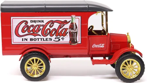 Vista 6 de Motor city classics Coca-Cola Diecast coleccionable 1926 Ford Model TT Delivery Van 1:43 Diecast Scale Model 443026 Producto