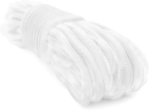 Vista 14 de Cuerda multiuso de 9 mm (3/8 pulgadas) de nylon trenzado, 50 pies. Negro