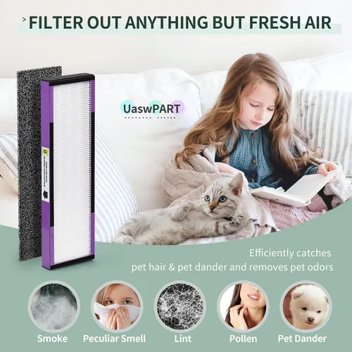 Vista 6 de FLT4850PT - Filtro HEPA B de repuesto compatible con Guardian Technologies Filter B para modelos AC4850PT, AC4825, AC4300BPTCA, CDAP4500BCA, AC4820
