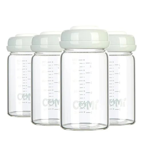 Vista 22 de COMI - Botellas de vidrio para almacenamiento de leche materna