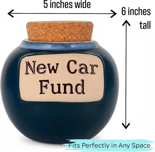 Vista 4 de Regalos de coche, tarro de fondo de coche nuevo, alcancía de coche, accesorios de coche, regalos para amantes del automóvil, regalos para hombres
