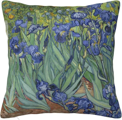 Vista 9 de Funda de almohada con diseño de noche estrellada sobre el ródano Van Gogh 18 x 18 para sofá, cama, decoración del hogar