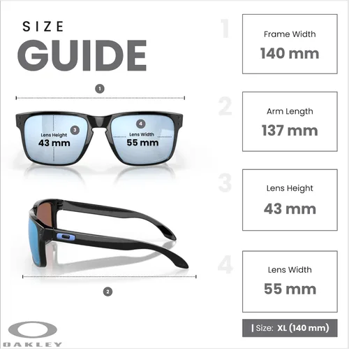 Vista 4 de OAKLEY Holbrook OO9102 Square Sunglasses for Men+ Bundle Accessory Leash Kit, Microfiber Pouch