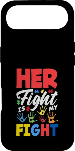 Vista 26 de Her Fight is My Fight Autism Awareness Case for iPhone XR