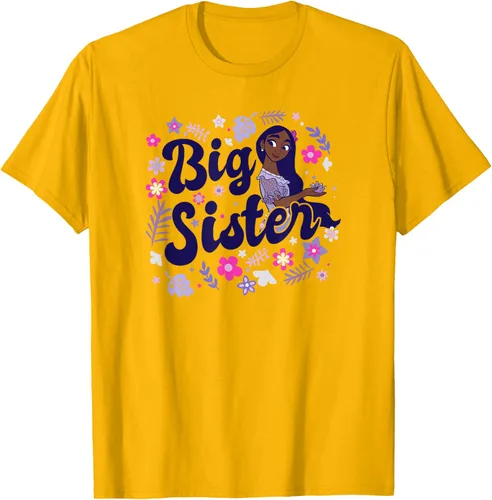 Vista 52 de Disney Encanto Isabela Madrigal Big Sister - Camiseta floral, gris, S Asfalto