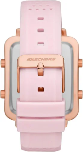 Vista 3 de Skechers Magnolia - Reloj digital de cuarzo y silicona para mujer