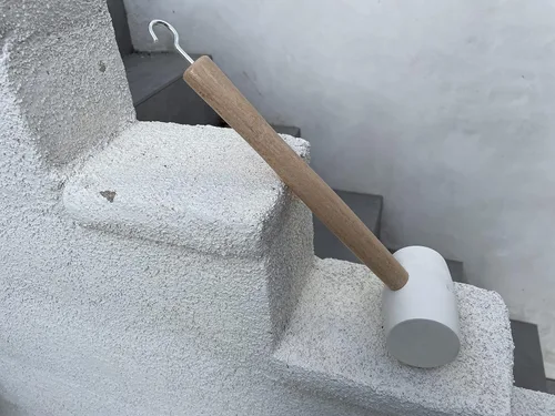 Vista 7 de Sandbaggy Mazo de goma 20 onzas de grado industrial Para aplicaciones como construcción y paisajismo Hecho de roble sólido Cómodo para uso