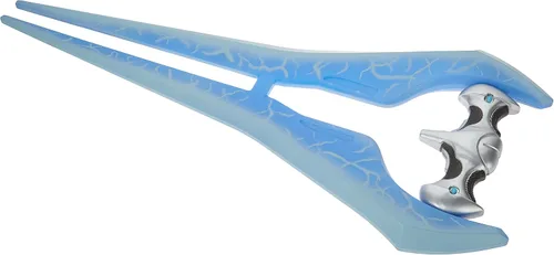 Vista 3 de Disguise Halo Energy Deluxe - Accesorio de disfraz de espada iluminada, azul, 30 pulgadas de longitud