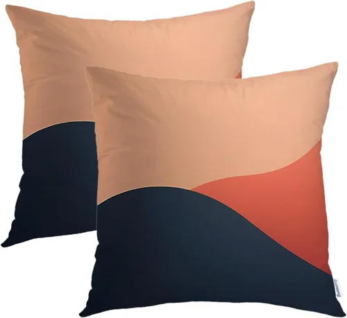 Vista 36 de Batmerry American Flag Ink Dot Throw Pillow Covers, Red Blue White Stars Abstract Decorative Pillow Covers Digital Printing Blended for Couch Sofa