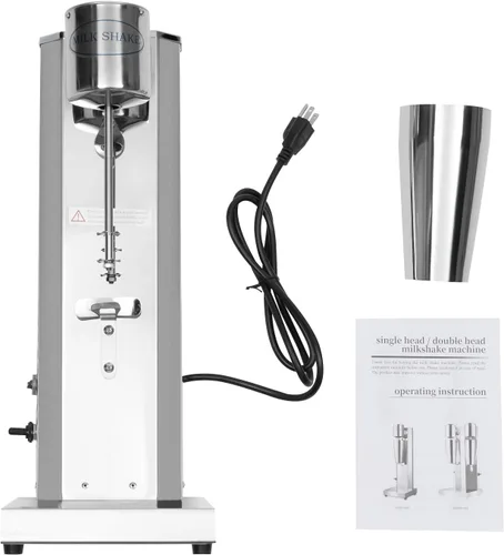 Vista 9 de Mezclador eléctrico comercial de la bebida del batido de la máquina de la sacudida 180W licuadora del helado de la leche del batido 650ML
