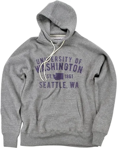 Vista 15 de Campus Lab Colegial Simple State Design - Sudadera con capucha unisex para adultos