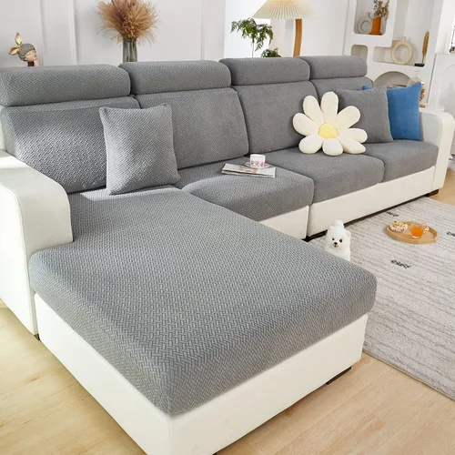Vista 16 de ele ELEOPTION Fundas de cojín para respaldo de sofá, funda elástica en forma de L, funda seccional para sofá, protector de muebles, forro para sala