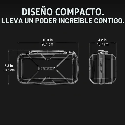 Vista 7 de NOCO GBC101 Boost X Estuche de Protección EVA para Arrancadores de Batería UltraSafe de Litio GBX45