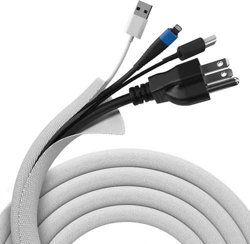 Vista 6 de Small Pet Select Funda Protectora de Cables de Alta Resistencia - Negra, 3.05m - Protector Ultra Duradero de Cables Eléctricos y Alambres