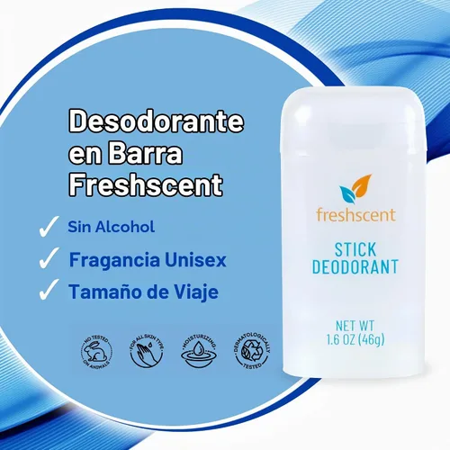 Vista 3 de Freshscent - Desodorante en barra sin alcohol de 1.6 onzas (paquete de 144)