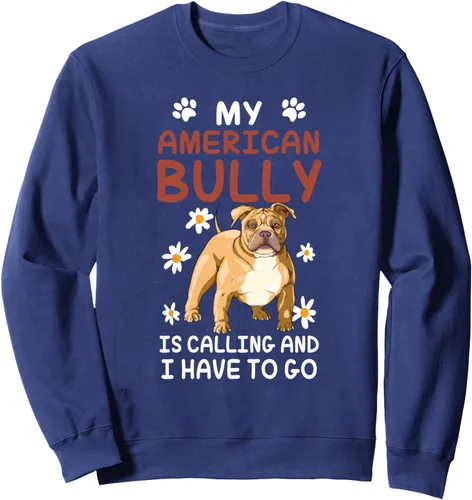 Vista 3 de American Bully Is Calling Funny American Bully Dog Sweatshirt