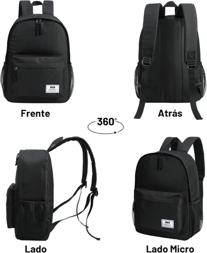 Vista 4 de MIER - Mochila térmica aislante pequeña a prueba de fugas, ligera y linda para hombres y mujeres para trabajar, picnic, camping, parque o viajes