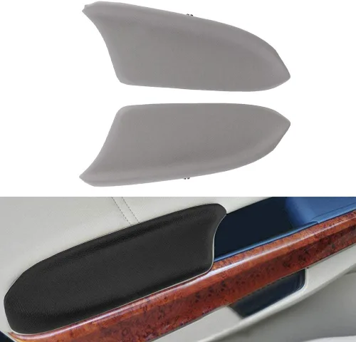 Vista 4 de LUJUNTEC Paneles de puerta delantera reposabrazos se adapta a 2008-2012 para Honda para Accord Door Armrest Gris (2PCS)