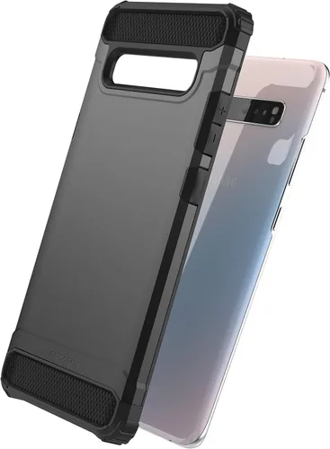 Vista 4 de Funda resistente para Galaxy S10 5G (armadura de escorpio) grado militar Cubierta protectora resistente para Samsung S10 5G (negro)