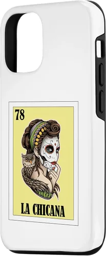 Vista 2 de iPhone 15 divertido diseño mexicano para chicanos - Funda La Chicana