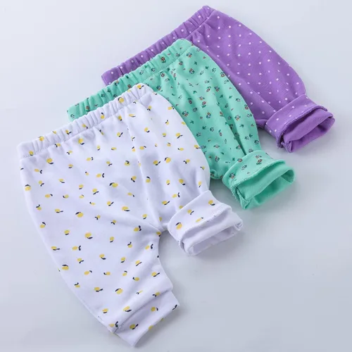 Vista 4 de Hakochia Pantalones deportivos para bebé, pantalones deportivos 100% algodón para bebés, niños y niñas, pantalones suaves y cómodos con amplio