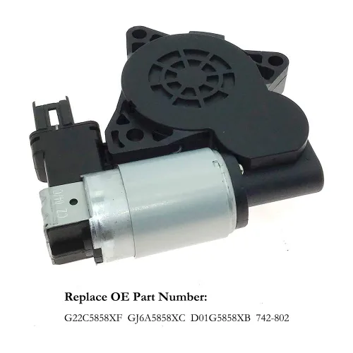 Vista 3 de Motor de elevación de elevalunas eléctrico para Mazda 3 5 6 CX-7 CX-9 RX-8 reemplaza OE G22C5858XF GJ6A5858XC D01G5858XB