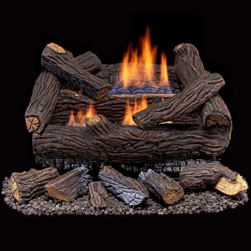 Vista 13 de Duluth Forge DLS-18R-2 Chimenea de doble combustible sin ventilación con troncos y control remoto, uso con gas natural o propano líquido, 30.000