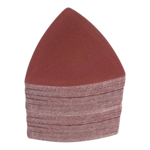 Vista 29 de HARFINGTON 60 piezas de papel de lija triangular de gancho y bucle, 40 granos, almohadillas de lijado de óxido de aluminio de 3-1/8 pulgadas, papel