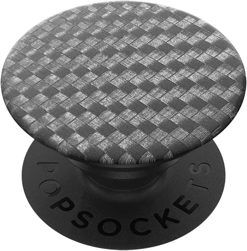 Vista 24 de Agarre para teléfono PopSockets con soporte expansible, agarre adhesivo - aluminio negro