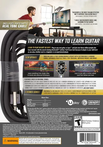 Vista 2 de Rocksmith 2014 Edition Remastered - Xbox One Standard Edition