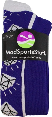 Vista 2 de MadSportsStuff Calcetines de sóftbol con diamantes para niñas, mujeres, niños, jóvenes y adultos, fútbol por encima de la pantorrilla